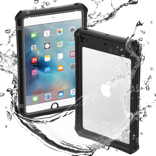 Für Apple iPad Mini 6th 4/5th Schutzcase IP68 Wasserdicht Hülle Stander Tasche