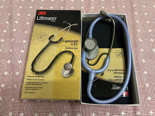 3M Littmann Lightweight II SE  Stethoscope Ceil Blue 28” Tube 2454