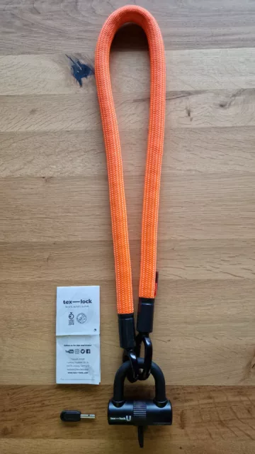 tex-lock eyelet, orange, 120 cm