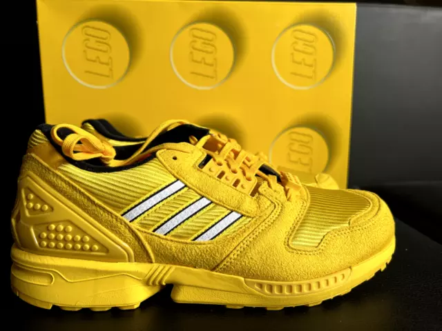 Adidas ZX 8000 LEGO Color Pack Yellow Torsion Gr. 44 US10 FY7081 Neu in OVP
