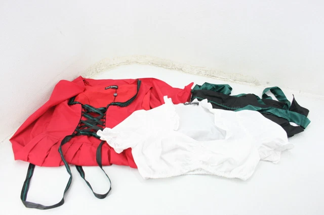 Scarlet Darkness 3 Piece Set German Dirndl Dress Costume for Women Size Small