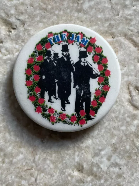 "The Jam" Eton Rifles Original Vintage Promo Pin Button Badge