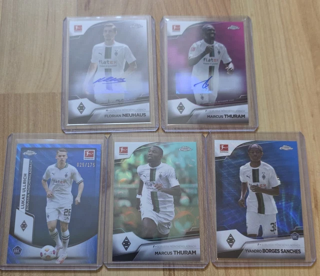 Carte Sportive Topps Bundesliga 2022-23 Marcus Thuram /15 - Gladbach - Édition Limitée
