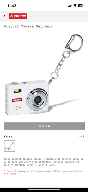 新品未使用 Supreme Digital Camera Keychain Fall/Winter 2025 Preview – Supreme