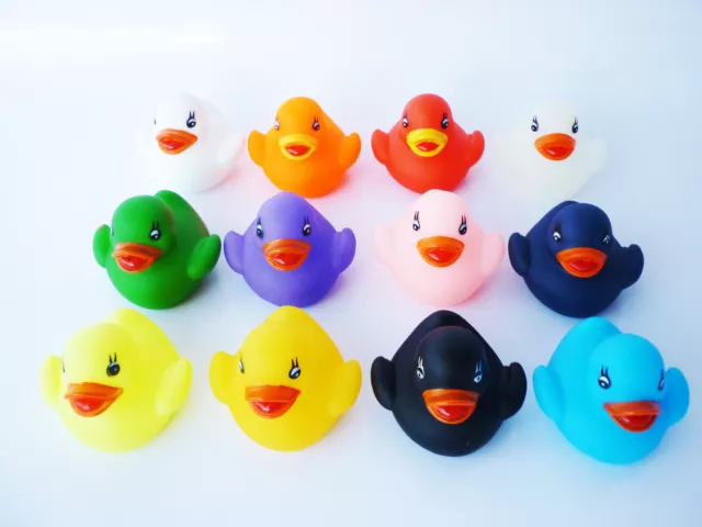 Badeente Badespielzeug Badespass Duck Baby Entchen Quitscheente Ente 5 Stk. NEU