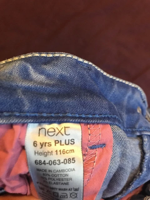 Pacchetto abbigliamento ragazza età 6-7 anni jeans e jumpers marca successiva ottime condizioni 3