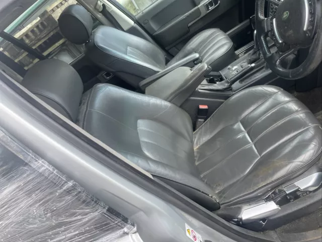 RANGE ROVER L322 Black Vogue Interior Leather Front Seats Camper