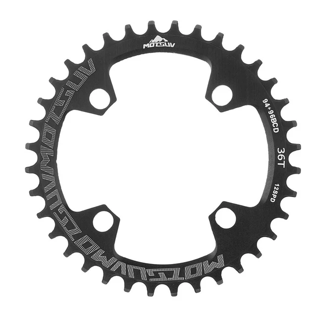 Plateau Chaîne Gipiemme Azzurro Anodisé Noir – 53 Dents, BCD 144 Mm, Pour Vélo De Course