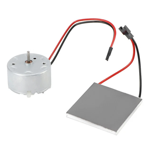 2pcs 40x40mm Fireplace Fan Power Generation Sheet Fan Burner Heater Parts Semico