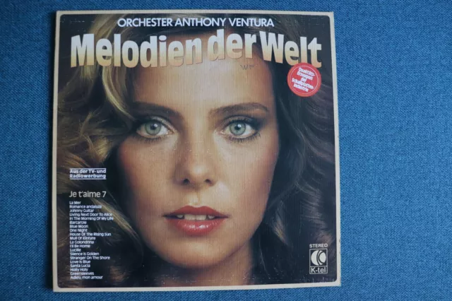 Melodien Der Welt Orchester Anthony Ventura Je Taime LP Vinyl Schallplatte 12"