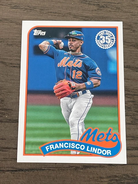 thumbnail interactive-video image 1 of 2025 Topps Now Francisco Lindor & John Mayer Mets Card – Limited Edition (QTY) 1 of 2