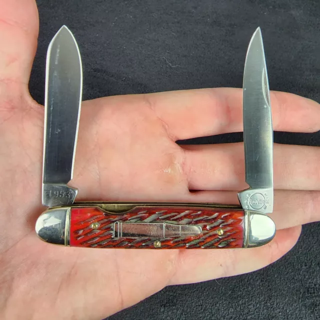 Vintage 1953 Remington Muskrat Bullet R4466 2 Blade VERY NICE