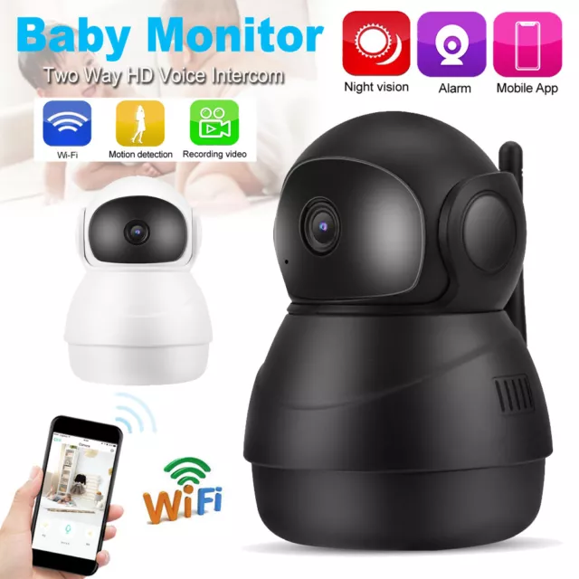 WIFI Wireless Baby Monitor 1080P Video Security Camera 2-Way Audio Night Vision