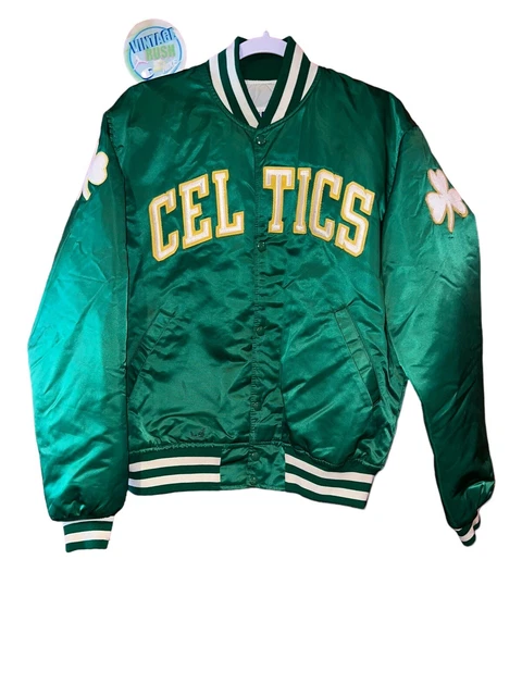 Boston Celtics starter satin jacket green rAre vintage Boston Celtics starter satin jacket green rAre vintage