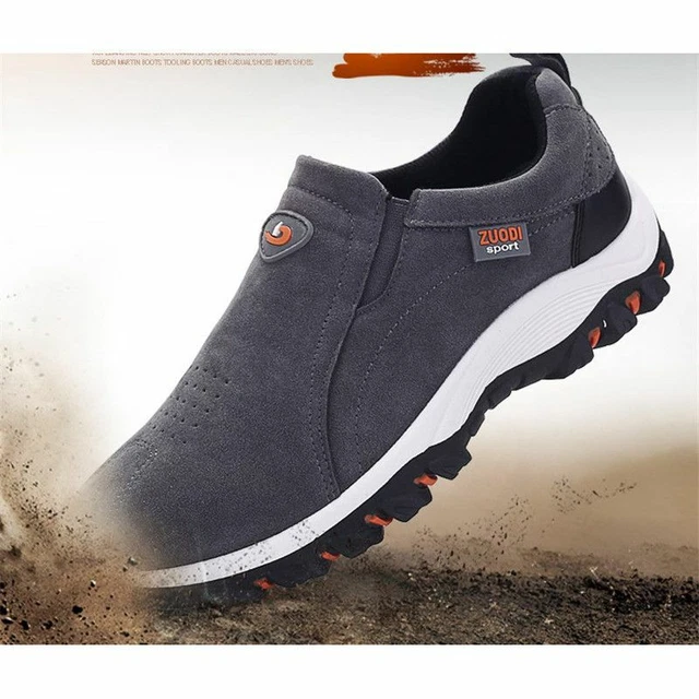 mens slip on walking shoes uk