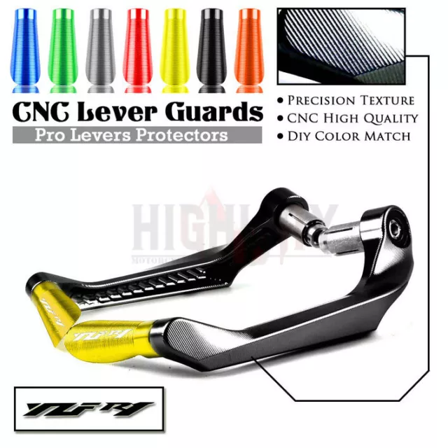 CNC Brake Clutch Lever Guards Protector for Yamaha YZF-R1 YZFR1 YZF R1/R1M/R1S