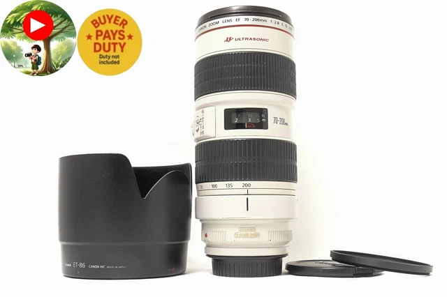 [OPTICAL/MINT] CANON EF 70-200mm f/2.8 L IS USM Telephoto Zoom Lens ...