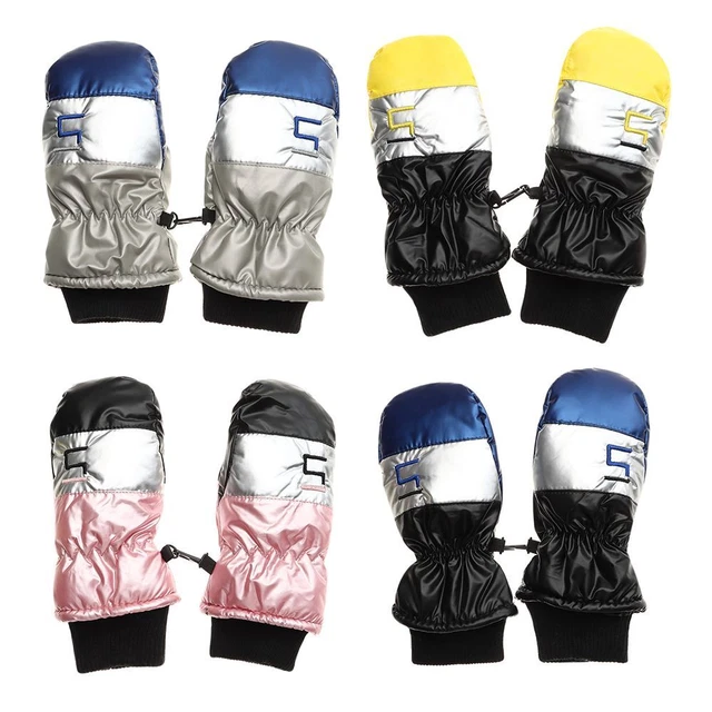 Kinder Skihandschuhe Schnee-Snowboard Langarm-Handschuh Winddicht Wasserdicht