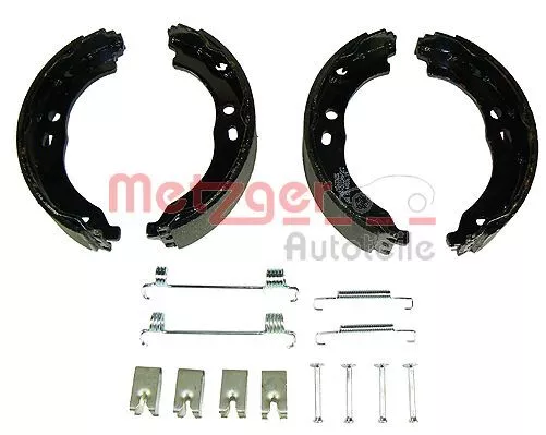 KR 215 METZGER Brake Shoe Set, parking brake for CITROËN,FIAT,PEUGEOT