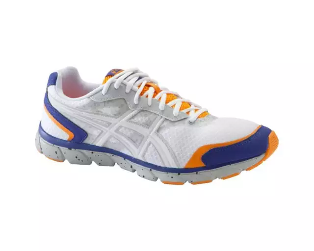 ASICS MENS WHITE Blue Orange Gel Usagi Running Trainers Shoes T3T0Q EUR 65 12 PicClick FR