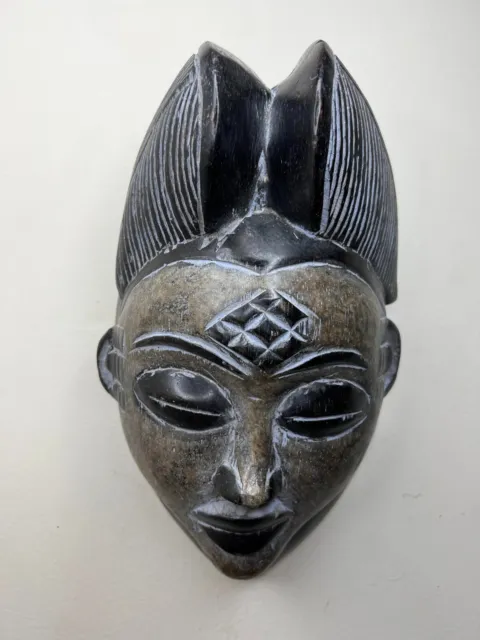 Punu Maiden Spirit Mask Mukudji  Gabon African 11" X 7.50"