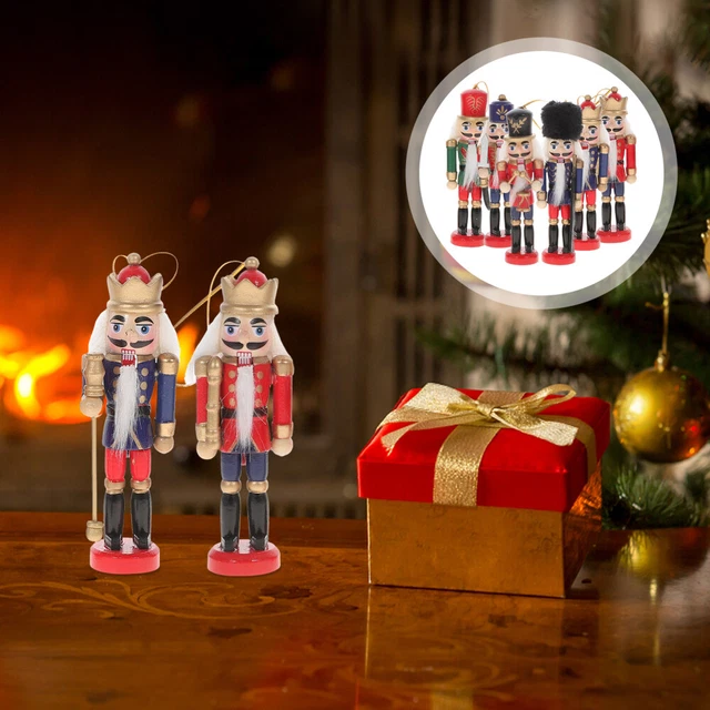 Set gioco schiaccianoci bambini legno colorato