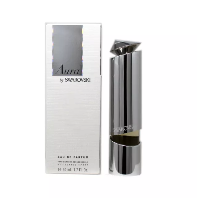 Aura By Swarovski Eau De Parfum Refillable Spray 50 Ml/1.7 Fl.oz. Nib