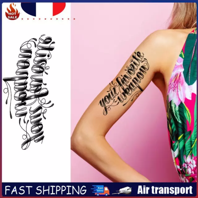 8pcs Tattoo Stickers Disposable Fake Tattoos Waterproof for Adults for Body Back