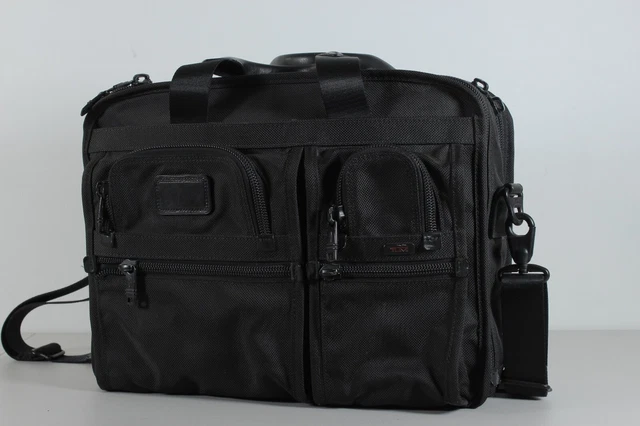 Tumi Alpha Expandable Organizer Laptop Briefcase 26160DH Carry On