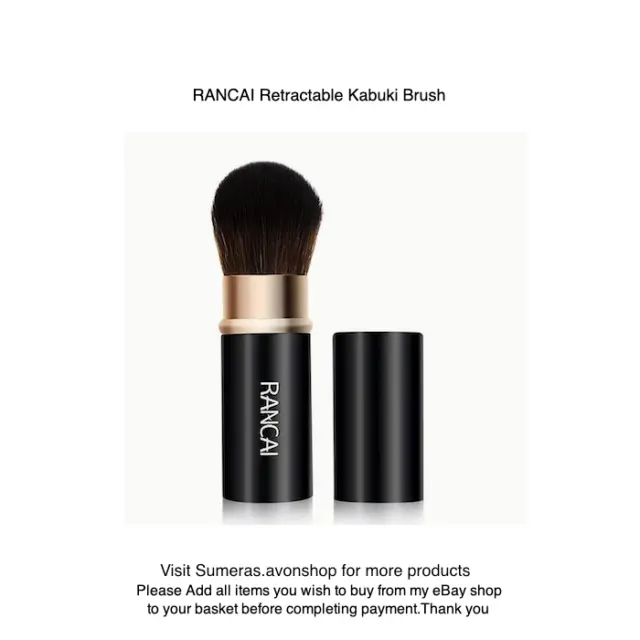 Rancai Rétractable Pinceau Kabuki Gr8 pour Base / Poudre / Rougeur Maquillage