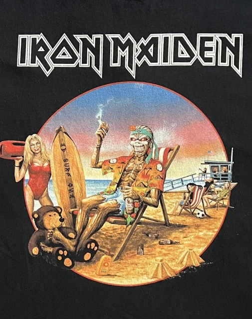 Official Iron Maiden Book Of Souls T-Shirt – Eddie Logo Unisex Tee