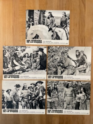 Les tambours de la guerre Lex Barker 16 photos d'exploitation WESTERN 