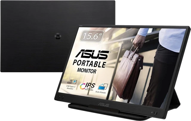 ASUS MB166C 15.6" ZenScreen Full HD Portable IPS Monitor USB Type-C - Back A
