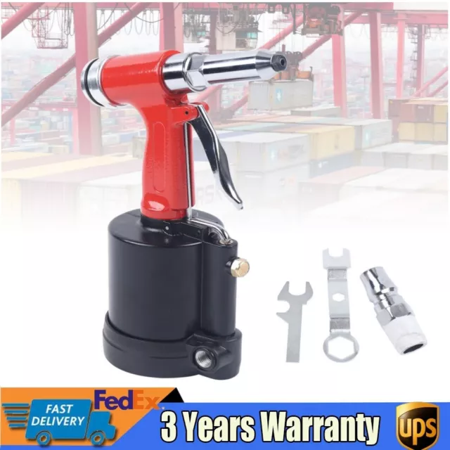 1/4" Air Pop Rivet Hydraulic Tool Riveter Gun Industrial Gun Pneumatic Tools Set