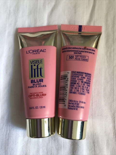 Loreal Visible Lift Blur Blush #501 Soft Peach New Not Sealed