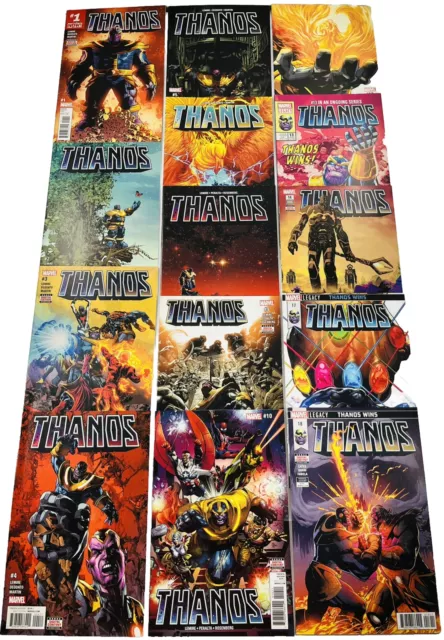 Lot Of 16 Thanos #1-18 Complete Set (-4) + Annual / One Shot 2017 Cates Lemire