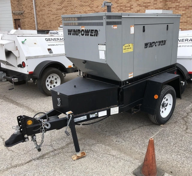 WINPOWER 20 kW Generator - 186 Hours - Isuzu Diesel Engine - 120 / 240 V