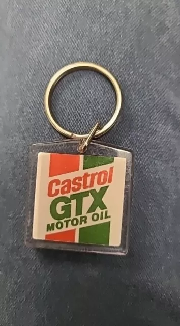 1980s  Castrol GTX motor oil original key chain
