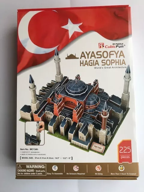 3D Puzzle Hagia Sophia 2.Wahl / B-Ware Cubic Fun Moschee Mosque Istanbul Türkei