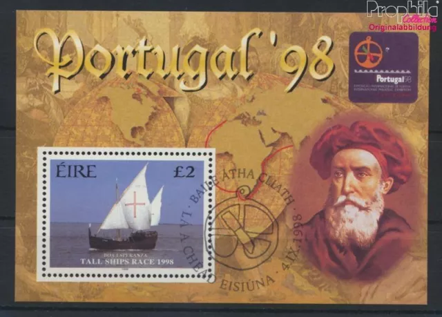 Irlanda Bloque 28 usado 1998 exposicion de sellos (9843150