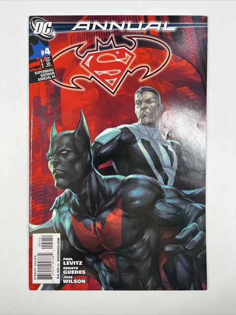 Superman Batman V 1 Annual # 4 2nd Print Variant 1st Batman Beyond Artgerm RARE