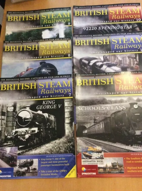 British Steam Railways DVD with MAGAZINE Issues 1-48 CHOOSE FROM LIST DeAGOSTINI 3