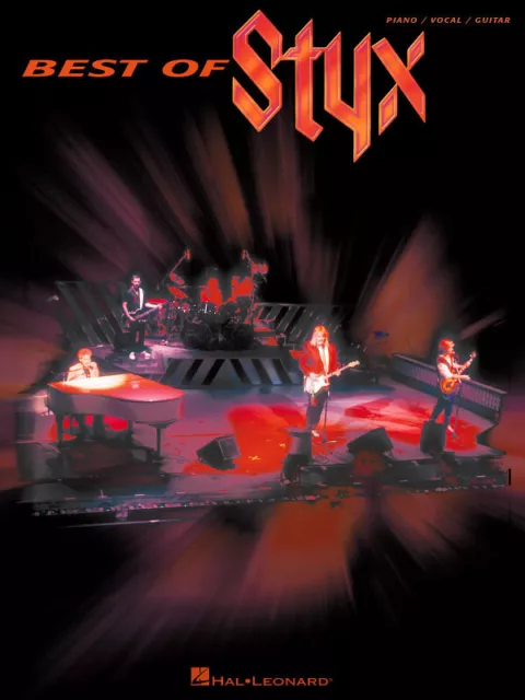 Best of Styx Piano Sheet Music Guitar Chords Lyrics Rock Songs Ballads Book