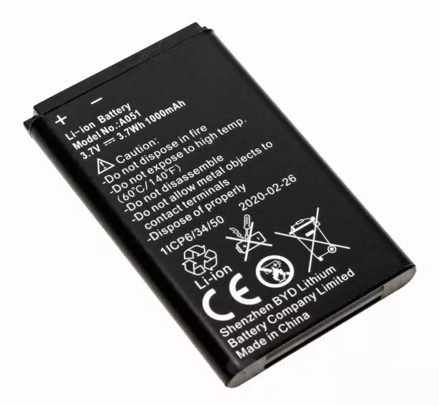 Original Akku für AVM FRITZ!Fon C6 DECT Telefon | 312BAT026 A051 | 3,7V 1000mAh