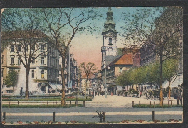 Steiermark Original   Ansichtskarte Graz  Bismarckplatz      um 1915