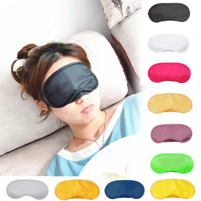 Schlafmaske Schlafbrille Augenmaske 4-lagig Eye Reise Maske Augenbinde Sleepmask