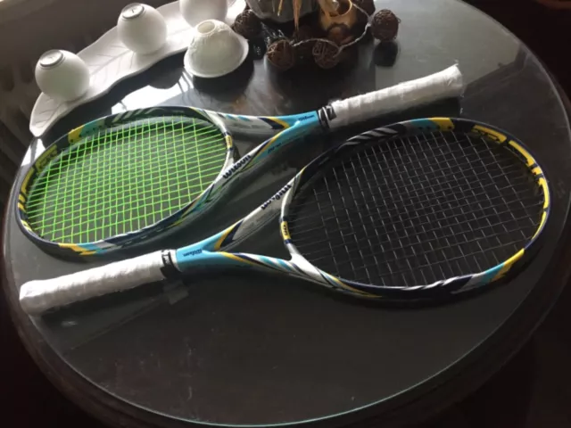 Zwei Wilson Juice 96 BLX Tennisschläger Racket L3