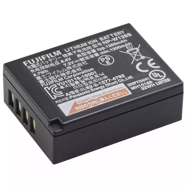Batería recargable original de iones de litio Fujifilm NP-W126S