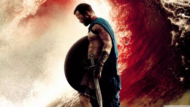 Large 300 Rise Of An Empire Blood Wave Movie Film Spartans Wall Art Print Poster