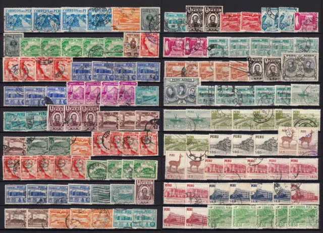 Peru  älteres Briefmarken Lot gestempelt bitte ansehen  (16289